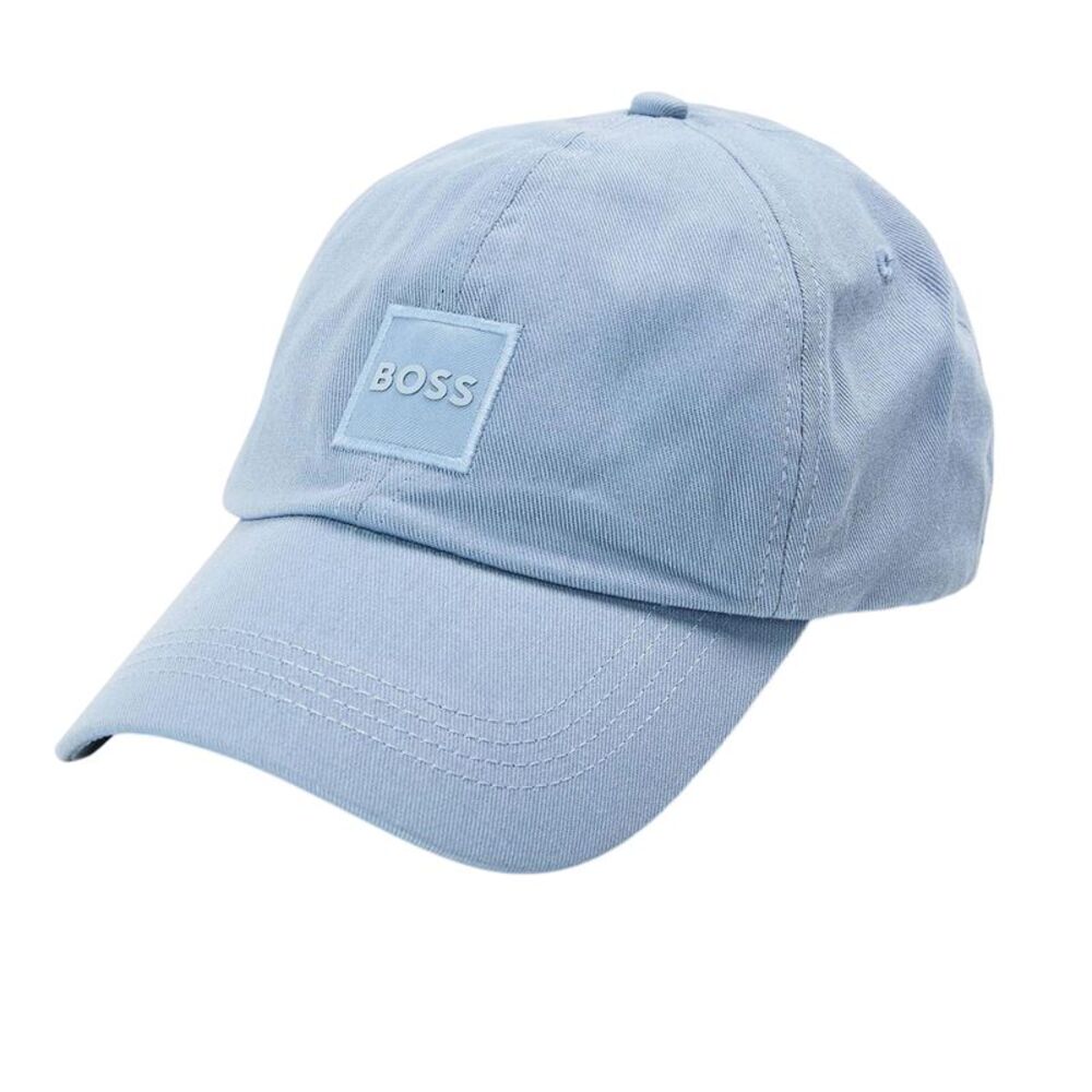Boss Mens Cotton Baseball Cap / Light Blue
